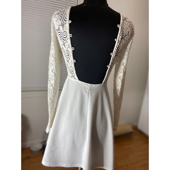 White Lace Dress - Picture 2 of 3